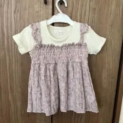 mamarakuフリル付き Tシャツ110