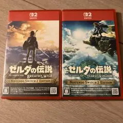 Switch2 ゼルダの伝説 ブレワイ ティアキン セット ソフト - メルカリ