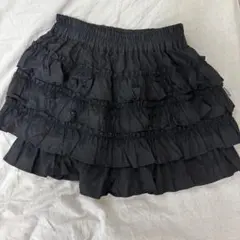 OLIVEdesOLIVE レースフリルティアードミニスカートパンツのサムネイル