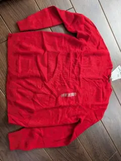 ユニクロ　カシミア100% XL red