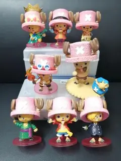 【美品】目指せ海賊！チョッパー 12体コンプリート+なりきりモリア計13体セット 2025年最新】チョッパー 目指せ海賊フィギュアの人気アイテム