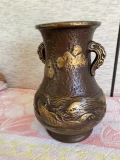 鯉 花瓶 掛花 ガラス オブジェ 昭和レトロ アンティーク 骨董 古美術 置物 鯉 花瓶 掛花 ガラス オブジェ 昭和レトロ アンティーク 骨董 古