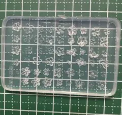 シリコンモールド　レジン　ハンドメイドパーツ　封入パーツ 花