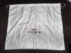 即日発送可 COACH ホワイト収納袋