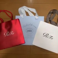 ReFa gelato pique ショップ袋 3枚セットのサムネイル