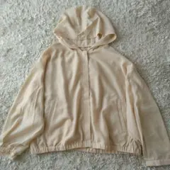 未使用 GU シアードルマンスリーブブルゾン ベージュ XLサイズ