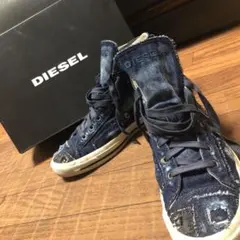 DIESEI ⚠️更に値下げ しました⚠️デニム ハイカットスニーカー
