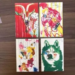 北村直人　ポストカード４枚