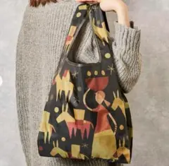 カルディ　 エコバッグ Helpers ブラック