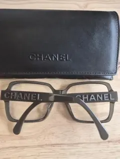 CHANEL 伊達メガネ 度なし ダークブラウンのサムネイル