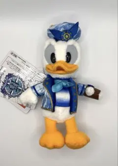 東京ディズニーシー　ドナルド 15周年　ぬいぐるみ バッジ