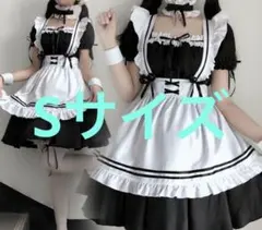 メイド服 ロリータ　コスプレ　仮装　萌え　新品　Sサイズ　6点セット