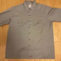 Dickies ワークシャツ 2XL グレー