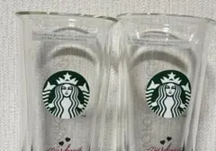 スタバ バレンタイン 2026 ダブルウォール耐熱グラス355ml