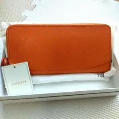 トプカピ コロラート 角シボ型押し ラウンド長財布