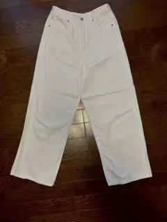 〖美品〗GRL ホワイト ストレートデニム