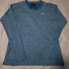YONEX 青 長袖 Tシャツ JP L