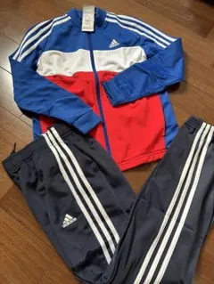 アディダス 3本ライン トリコロール トラックジャケット ジャージ 上下 希少品 アディダス 3本ライン トリコロール トラックジャケット ジャージ 上下