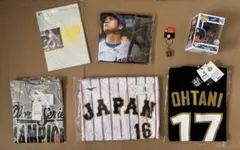 新品　大谷翔平 ユニフォーム グッズセット おまけありのサムネイル