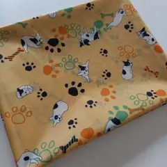 ナイロン生地 フレンチブルドッグ フレブル わんこ ハギレ