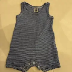 m*様 PETIT BATEAU ストライプロンパース 3m/60cm