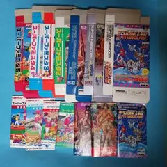 【箱説のみ】SFC　空箱＆説明書　７個セット　G【ソフトなし】