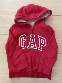 GAP Kids 赤 フード付きパーカー XS