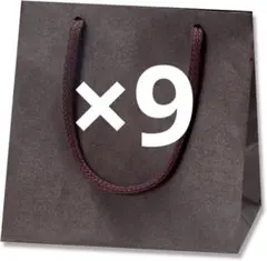 シモジマ ブラウン紙袋9個セット