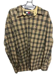 TOMMY HILFIGER チェック柄シャツ L