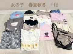 女の子　まとめ売り　春夏秋冬服　110センチ　20点　プティマイン、リセマイン等