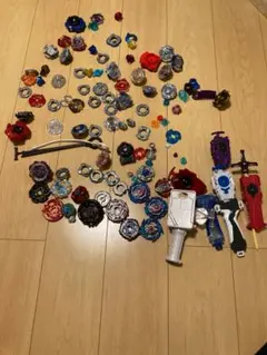 ベイブレードセット 約50個とバトル用具