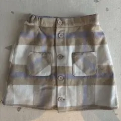 レピピアルマリオ　チェックスカート　M