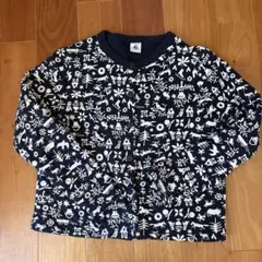PETIT BATEAU ネイビー カーディガン 140cm