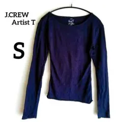 J.CREW Artist T ダークネイビー カットソー 長袖Tシャツ Sのサムネイル