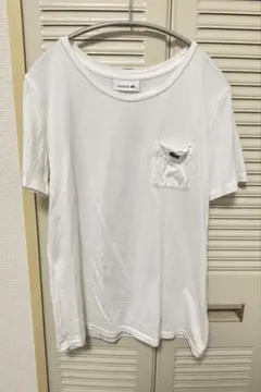 LACOSTE ポケット付きTシャツ ホワイト 38