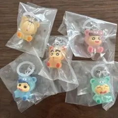 【コンプリート】クレヨンしんちゃん　めじるしアクセサリー　ガチャ　カプセルトイ