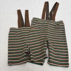 &mignon しまむら　バースデイ　サスペンダー付きパンツ2枚セット