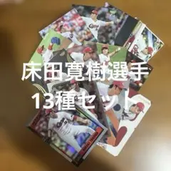 プロ野球チップスカード等床田寛樹選手13種まとめセット(キラ5種、ノーマル8種)のサムネイル