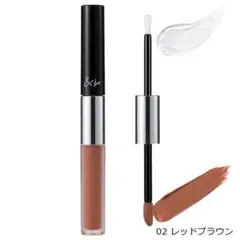 &be アンドビー リップカラーデュオ 02 レッドブラウン 美品のサムネイル