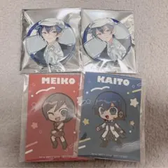 【KAITO/MEIKO】初音ミク アニメイトフェア 缶バッジ 特典シール
