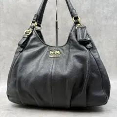 美品✨COACH マディソン マギー ショルダーバッグ ブラック レザー