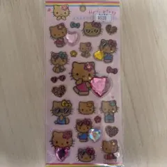 ☆HELLO KITTY/ハローキティ☆キラキララインストーンシール(日焼け)☆