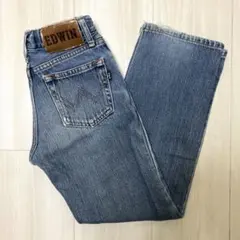EDWIN エドウィン　デニムパンツ 120cm 綿100% 前開き　ジーンズのサムネイル
