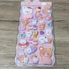 シール おしり 可愛い おしゃれ 3Dシール 立体シール ぷにぷにシール 動物