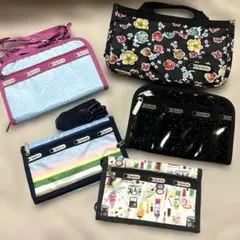 《未使用あり》《ショルダー紐なし2点》レスポートサック　付録5点まとめ売り