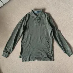 Polo by Ralph Lauren 長袖ポロシャツ グリーン Sサイズ
