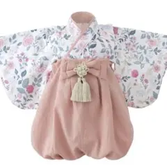 ベビー袴　女の子70cm