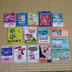 ゲームソフト　説明書のみ　ゲームボーイ　ファミコン