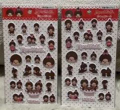 モンチッチ　ぷくっとシール　seria 2点セット