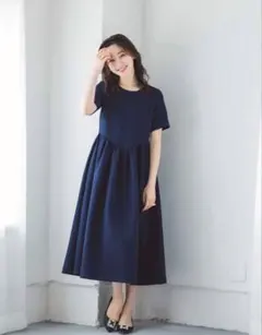 値下げ】ビンナビ授乳服bitnabi par-langドレスワンピースホワイト